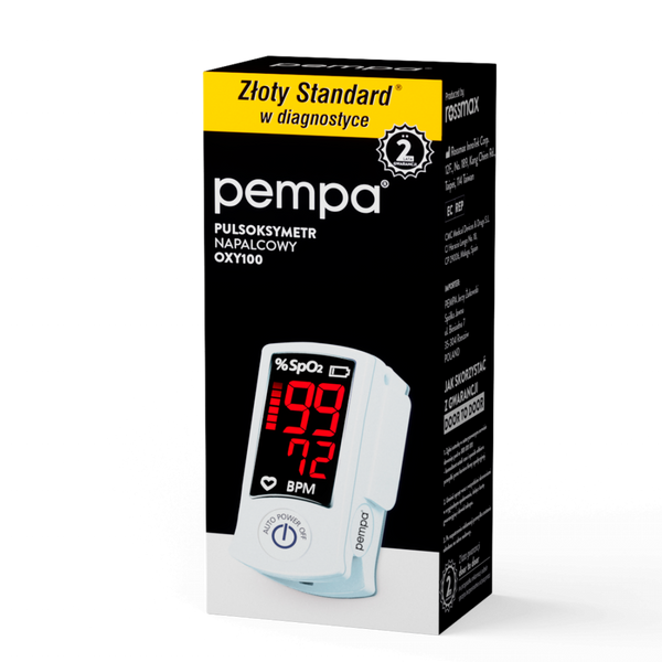 Pulsoksymetr napalcowy PEMPA OXY100
