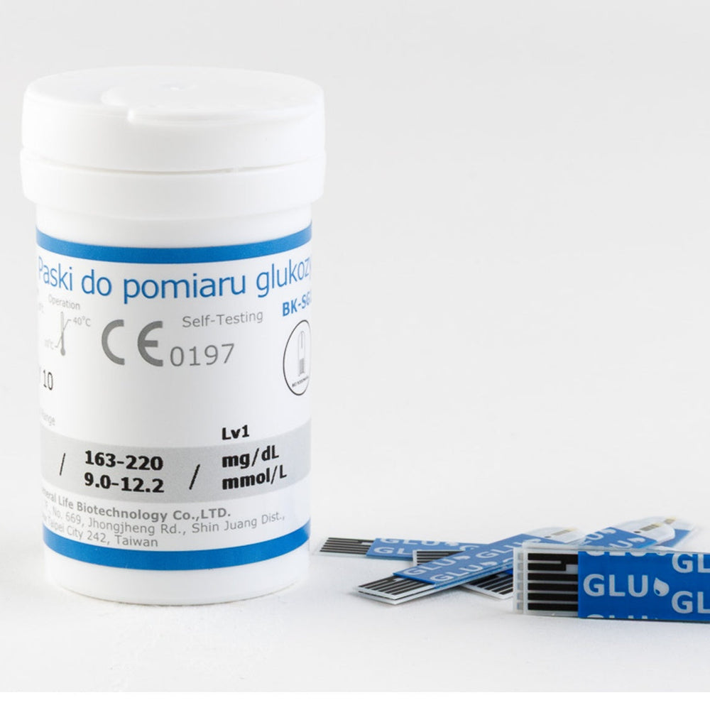 Paski do pomiaru glukozy PEMPA KETO 2w1 GLU 10 sztuk