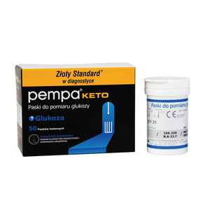 Paski do pomiaru glukozy PEMPA KETO 2w1 GLU 50 sztuk
