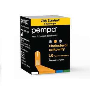 Paski do pomiaru cholesterolu PEMPA 3w1 CHOL 5 sztuk